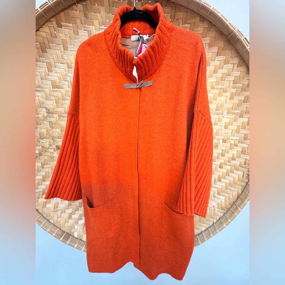 NWT Aida Women’s Wool Blend Cardigan Made in Italy